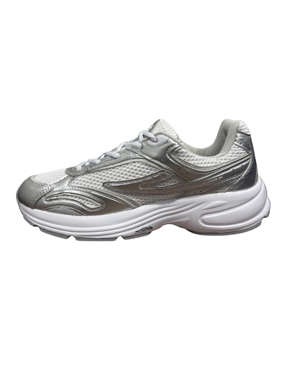 Tênis Fila Runner 2K Feminino Branco/Prata 2