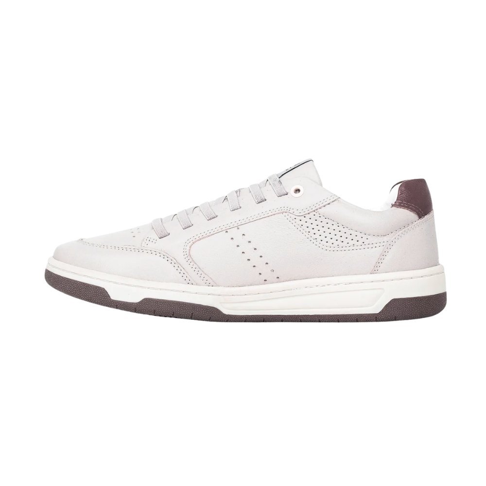 Sapatênis Ferracini Couro Vox 8057617B Bege 2