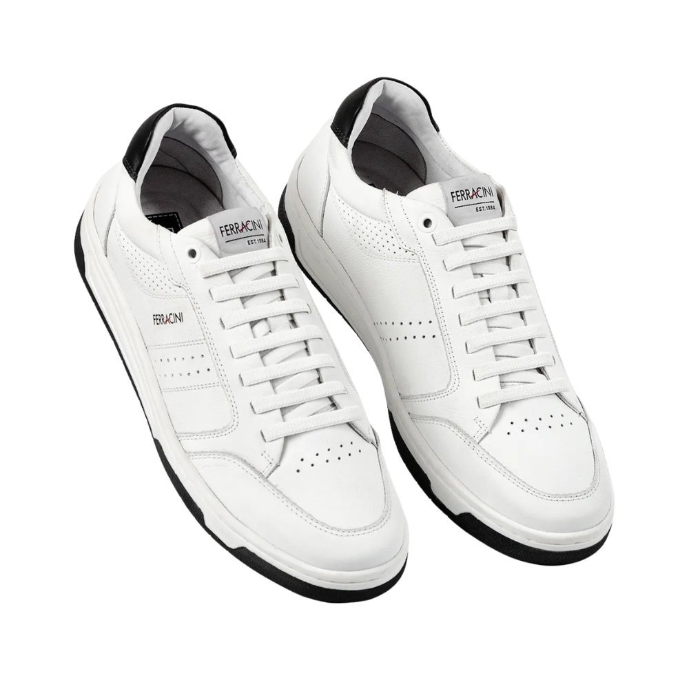 Sapatênis Ferracini Couro Vox 8057617D Branco 2