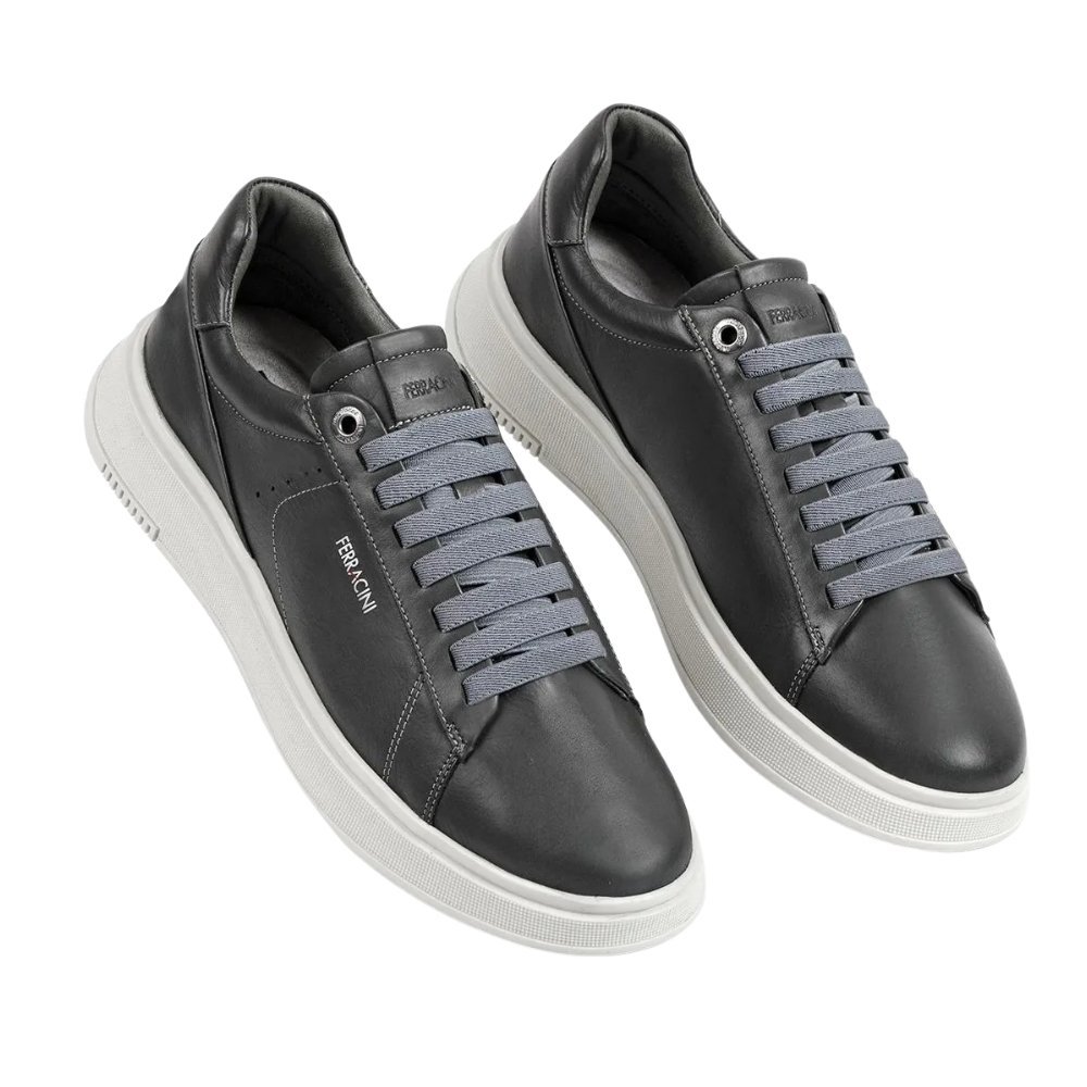 Sapatênis Ferracini Couro Logan 9312678E Preto