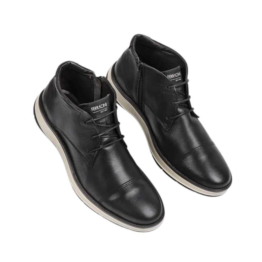 Bota Ferracini Fluence Couro Masculina 5542559G Preto 2