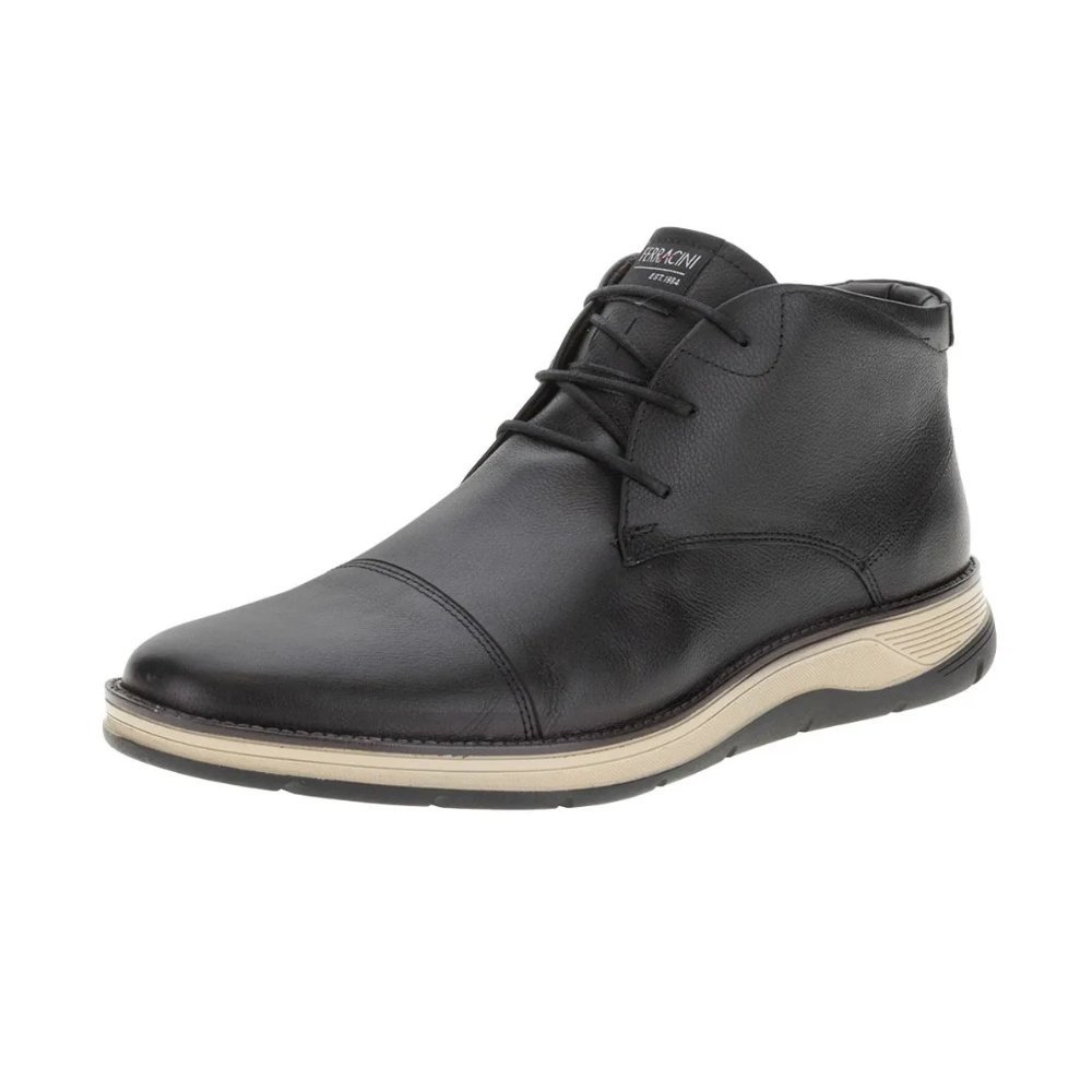 Bota Ferracini Fluence Couro Masculina 5542559G Preto 3