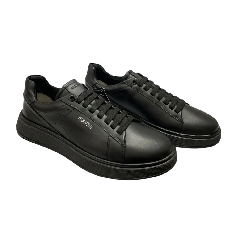 Sapatênis Ferracini Logan Couro 9312678B Preto 3