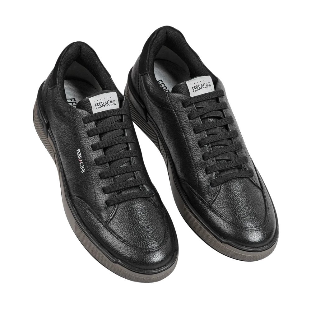 Sapatênis Ferracini Milan Couro 7970720B Preto 2