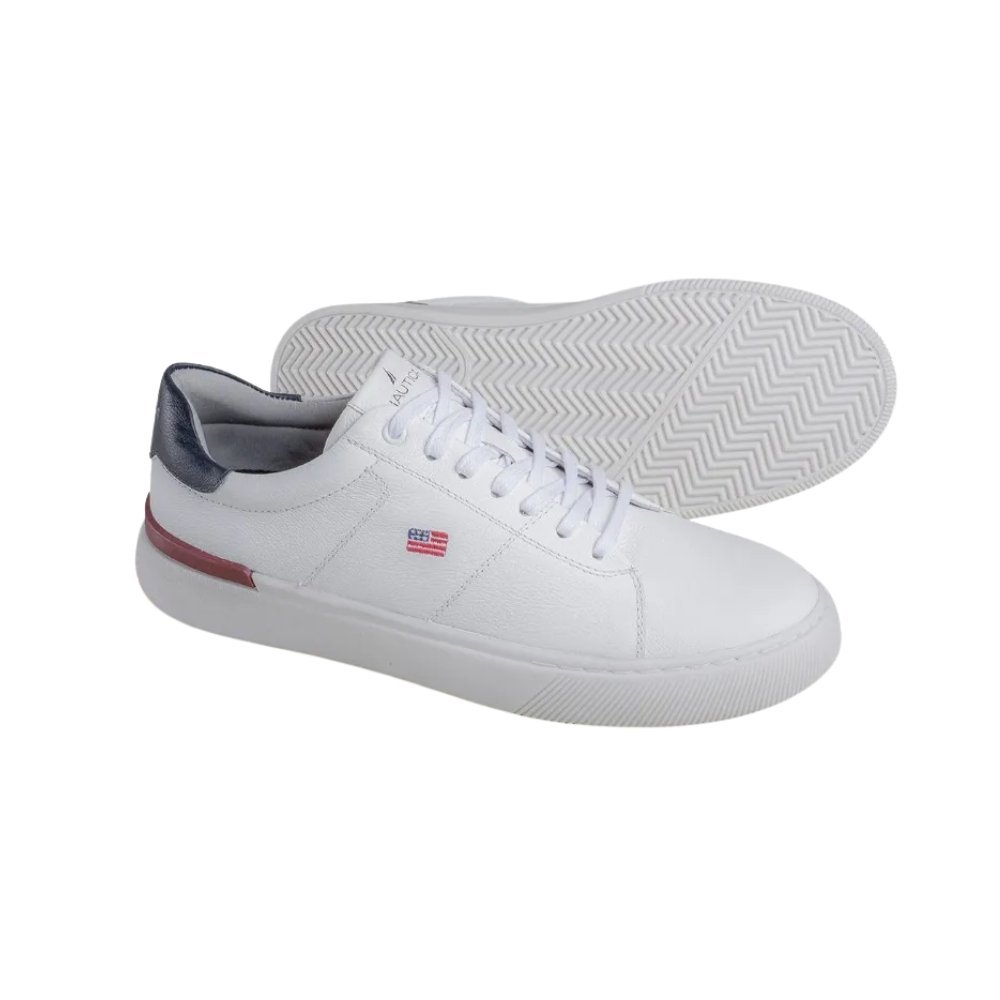 Tênis Nautica Couro Floter Masculino - 2708 Branco 4