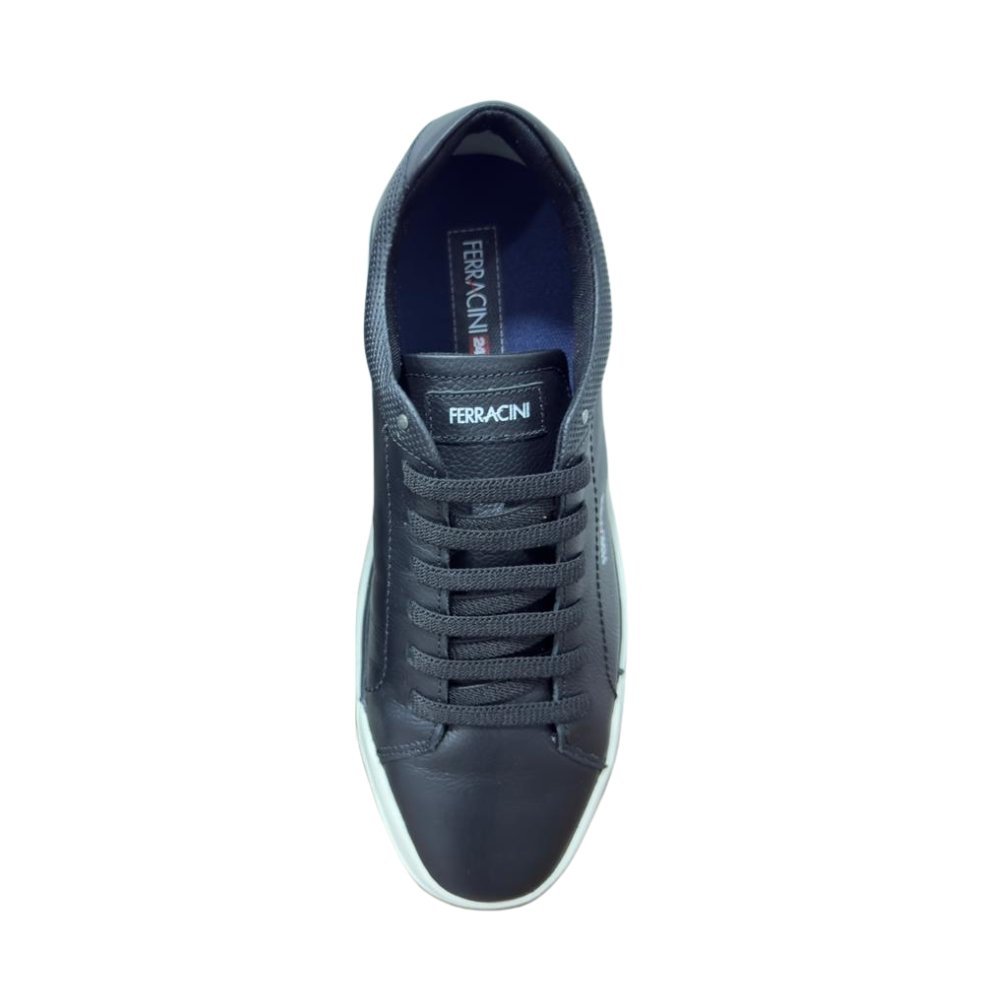 Sapatênis Ferracini Masculino Couro Preto 3