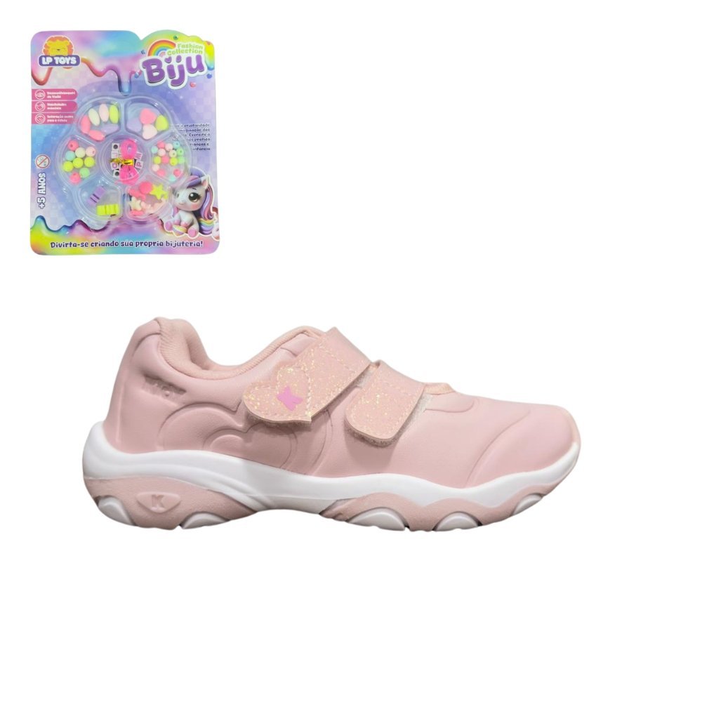 Tênis Kidy Play Respitec Infantil Rosa 3
