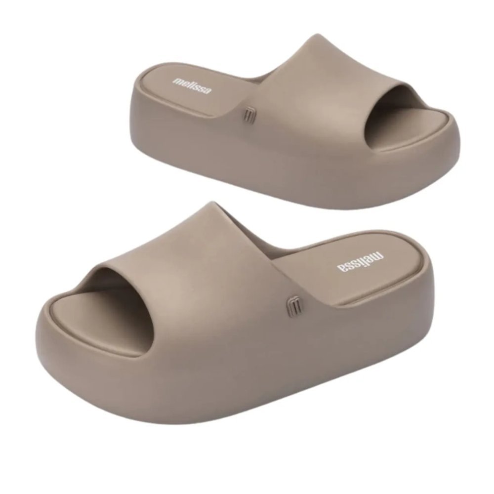 Chinelo Melissa Free Print Slide Bege 4