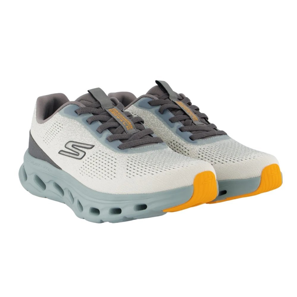 Tênis Skechers Go Walk Glide Step 2.0 Masculino Bege/Verde 2