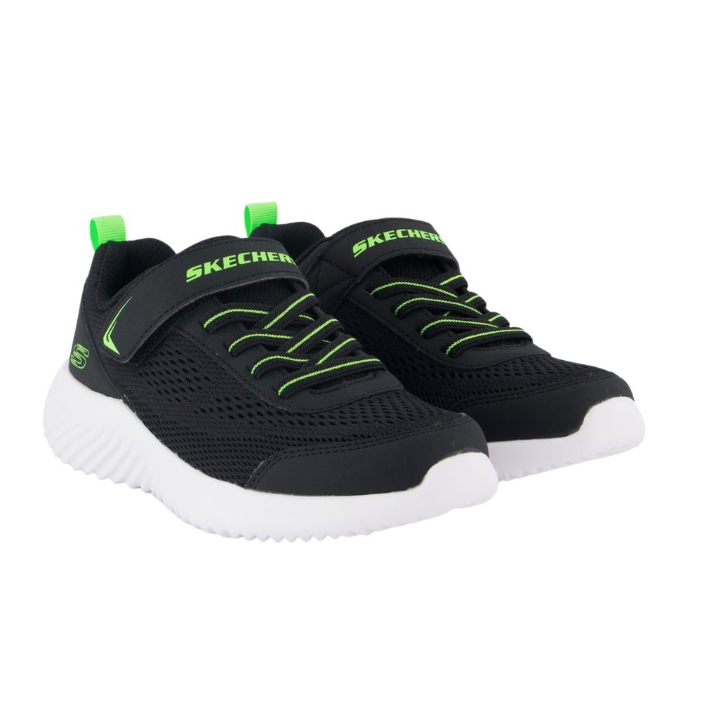 Tênis Skechers Bounder Quantarun Infantil Preto 2
