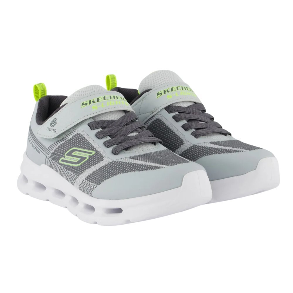 Tênis Skechers Lights-Glide-Step Infantil Cinza 2
