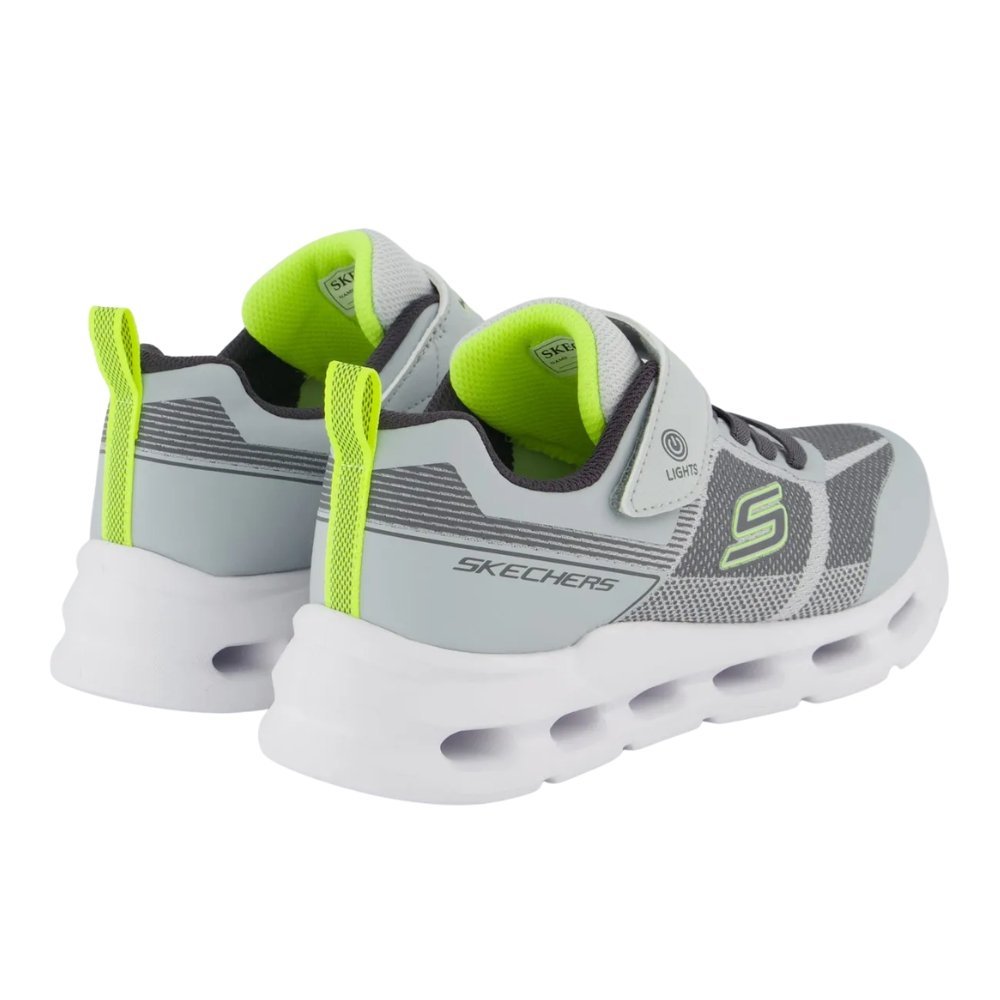 Tênis Skechers Lights-Glide-Step Infantil Cinza 4