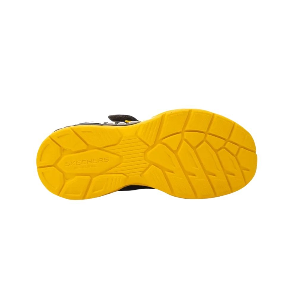 Tênis Skechers Light Storm 3 Infantil Cinza/Amarelo 5