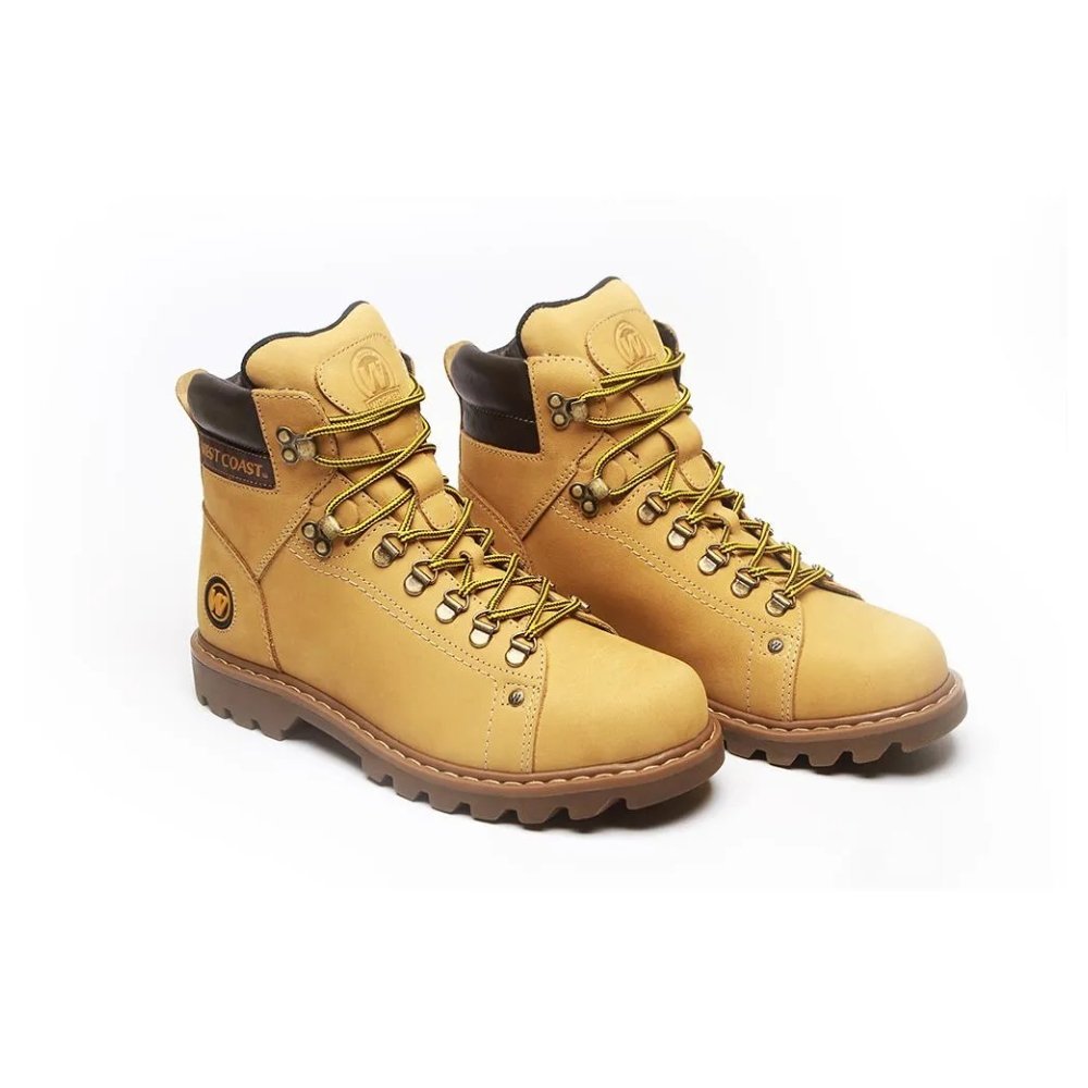 Bota West Coast Worker Classic Masculina Amarelo 3