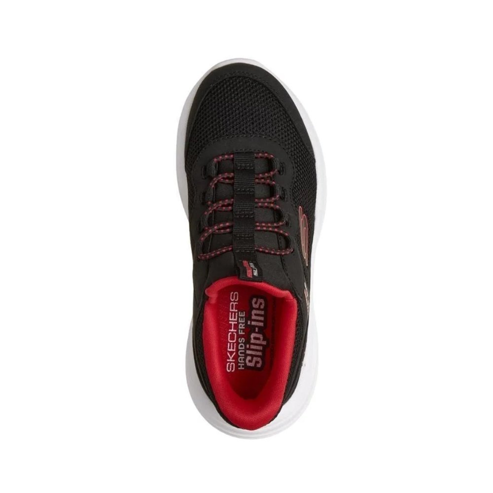 Tênis Skechers Infantil Bounder Pro Preto/Vermelho 4