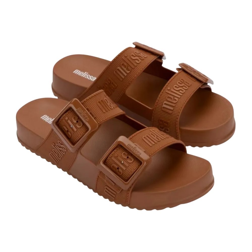 Sandalia Melissa Cozy Slide M-Lover Marrom Claro 3