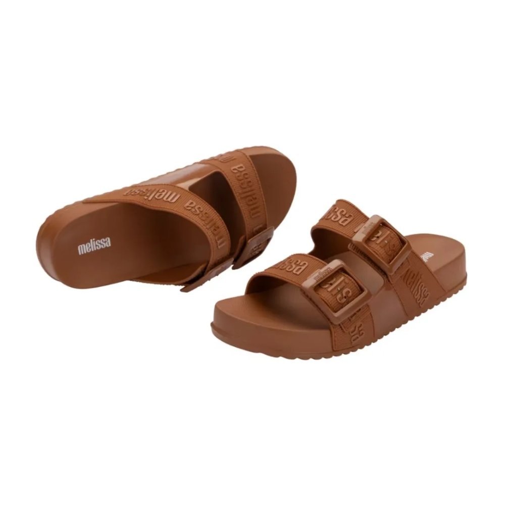 Sandalia Melissa Cozy Slide M-Lover Marrom Claro 4
