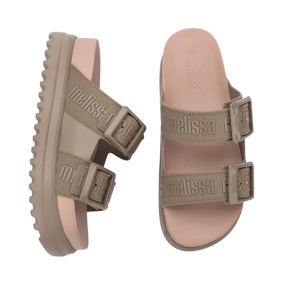 Sandalia Melissa Cozy M-Lover Platform Bege