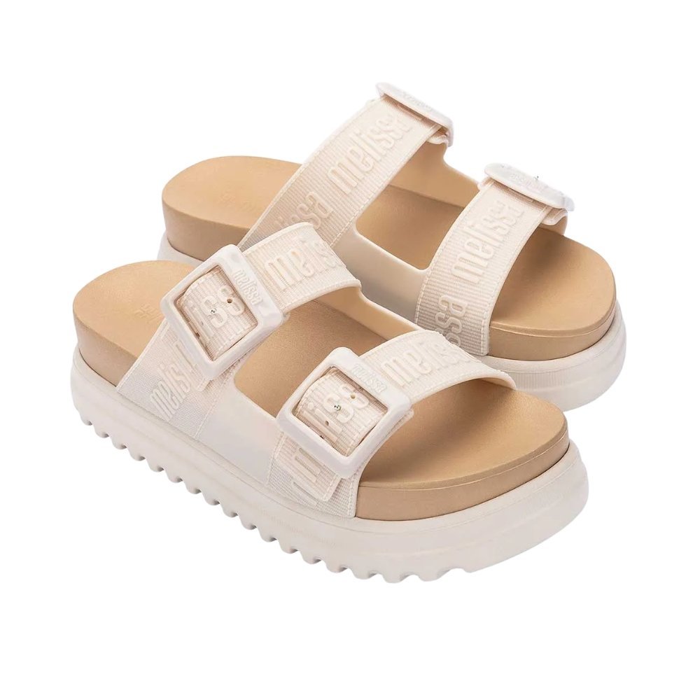 Sandalia Melissa Cozy M-Lover Platform Creme 3