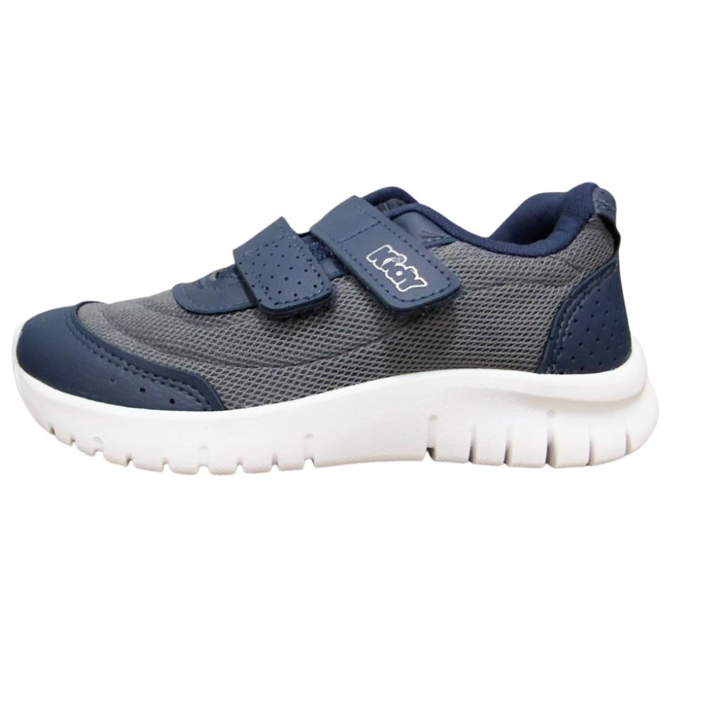 Tênis Kidy Ultra Flex Infantil Cinza/Azul 2