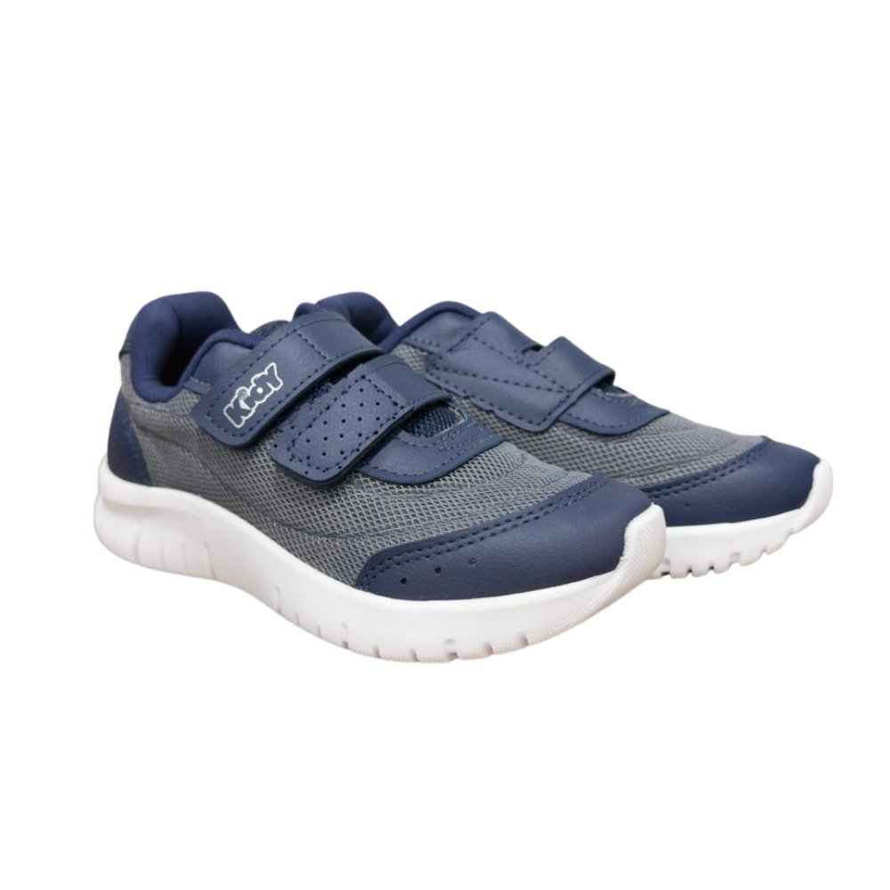 Tênis Kidy Ultra Flex Infantil Cinza/Azul 3