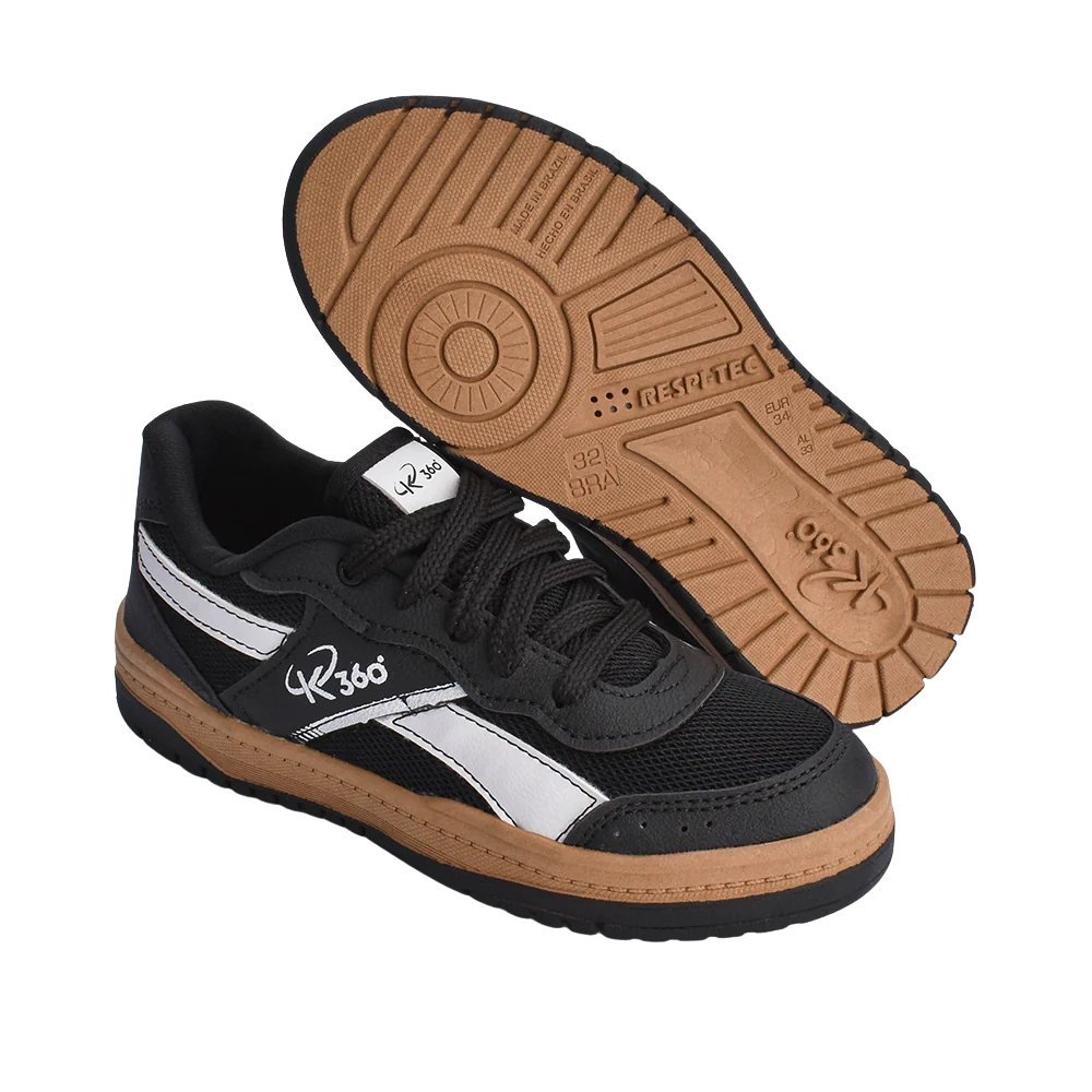 Tênis Kidy K360 Estilo Respitec Preto 3