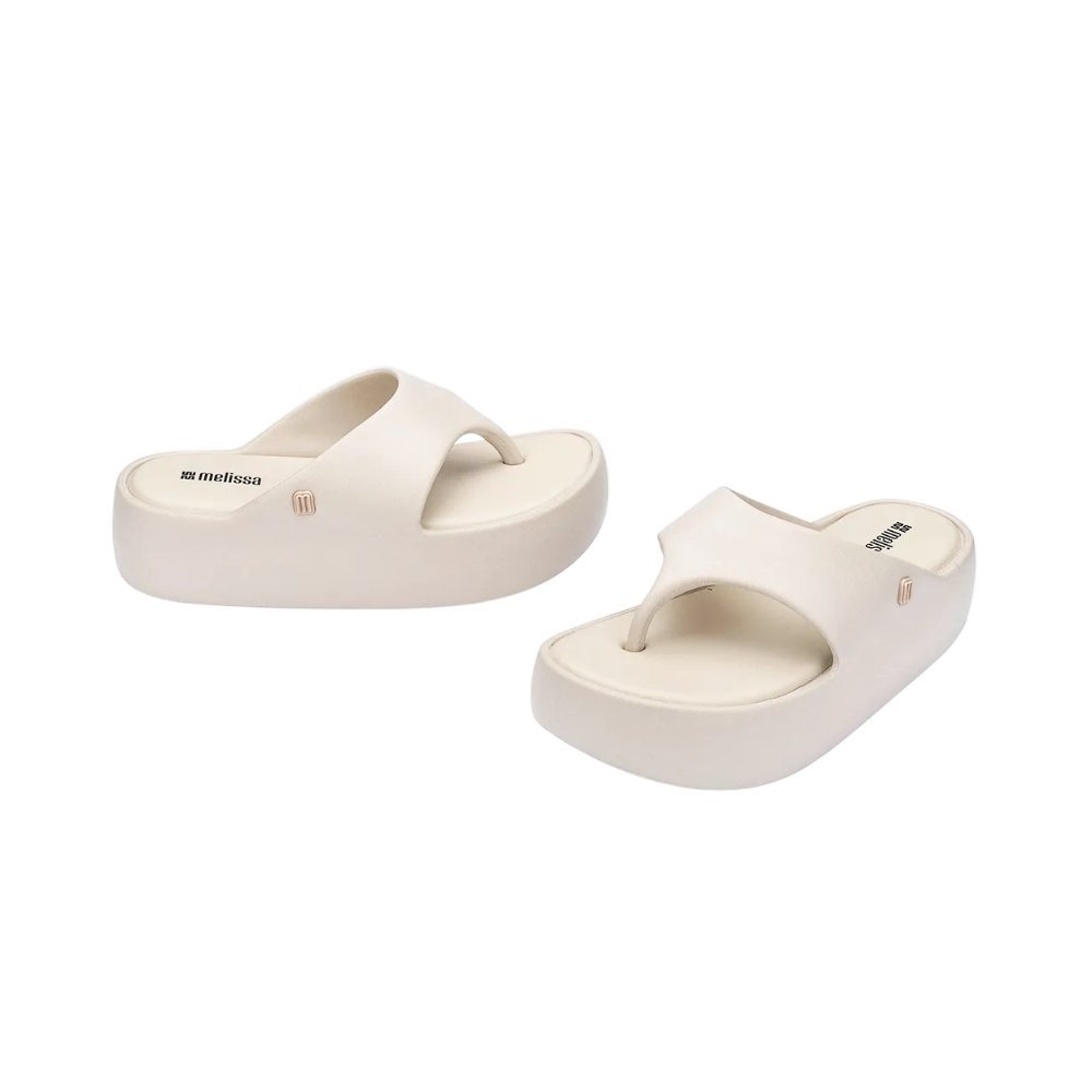 Chinelo Melissa Free Platform Thong Bege 4