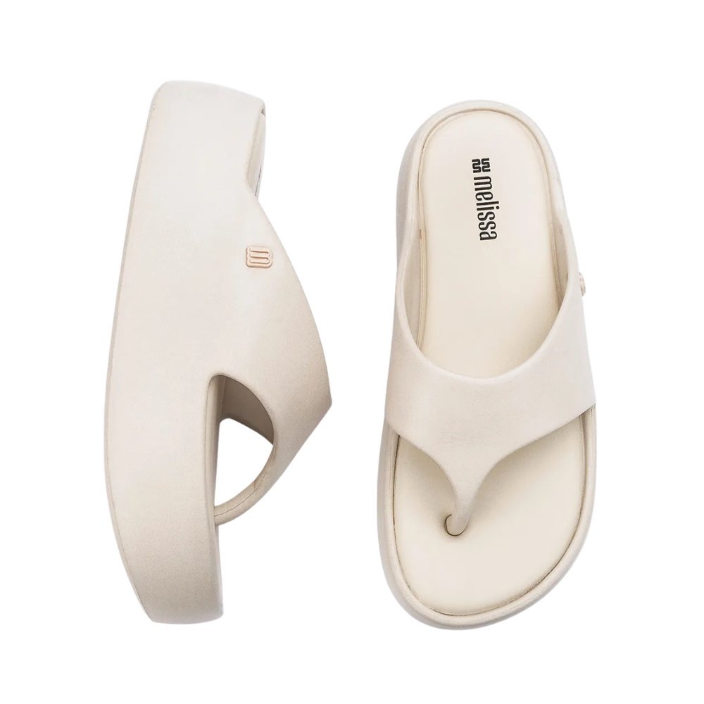 Chinelo Melissa Free Platform Thong Bege 5