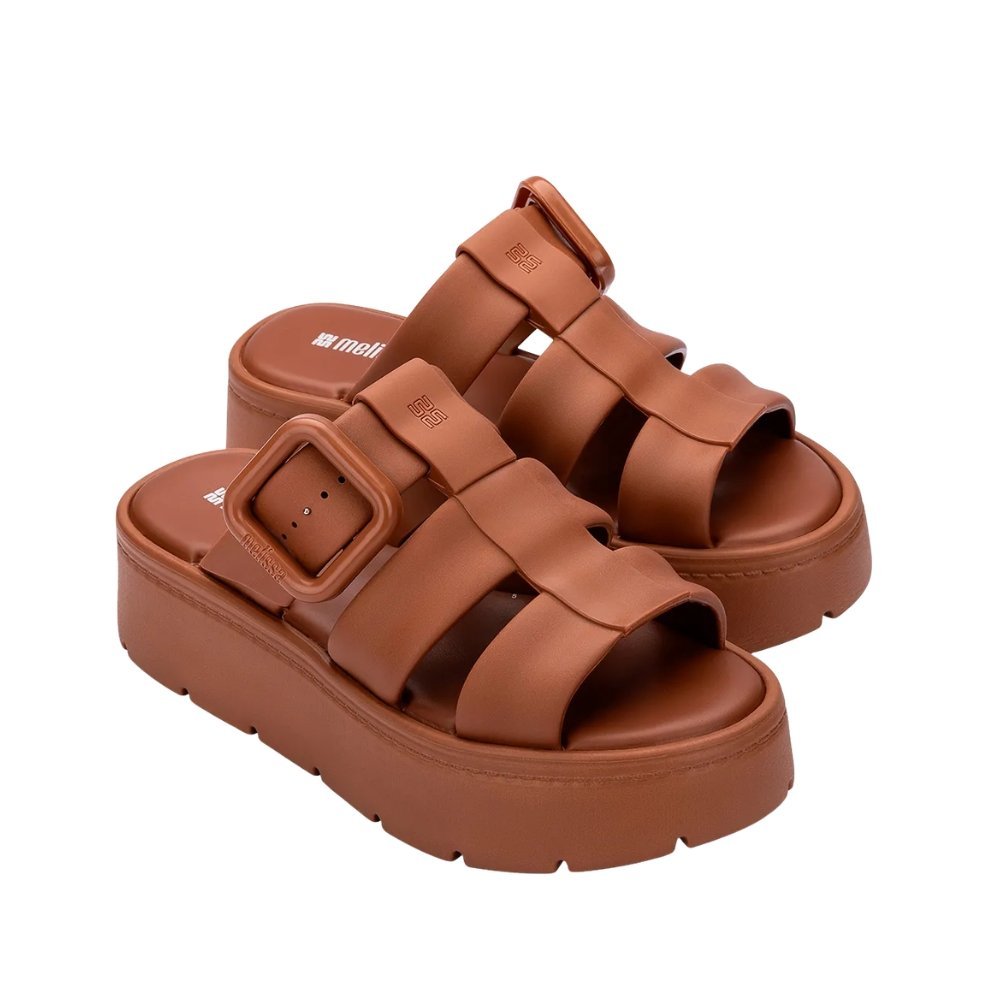Sandalia Melissa Pump Platform Marrom 3