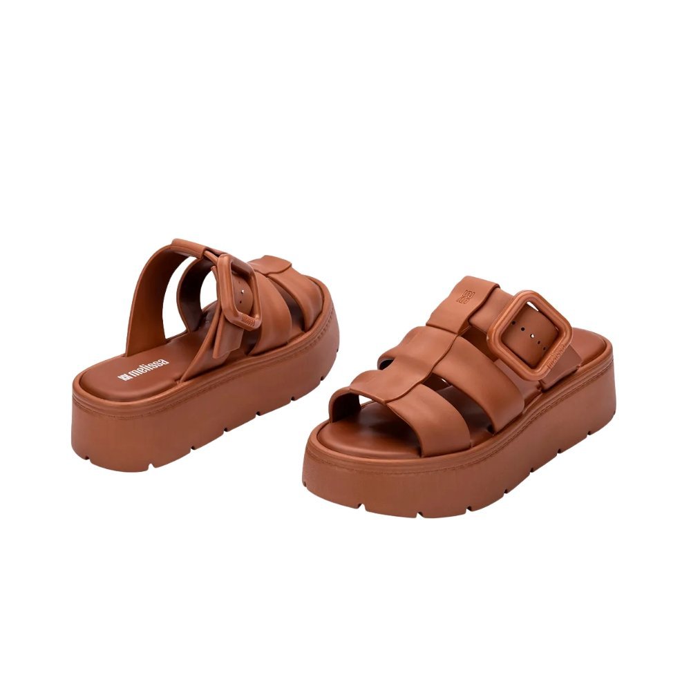 Sandalia Melissa Pump Platform Marrom 4