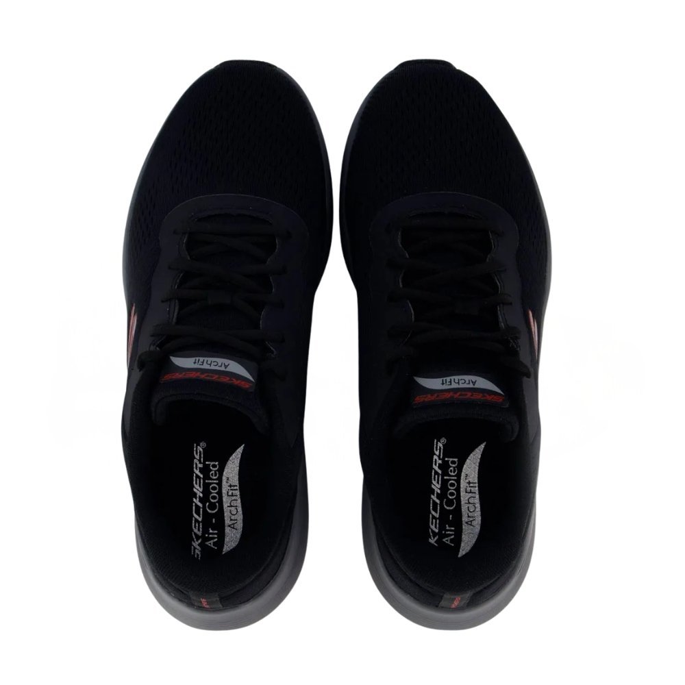 Tênis Skechers Arch Fit 2.0 Masculino Preto/Vermelho 4