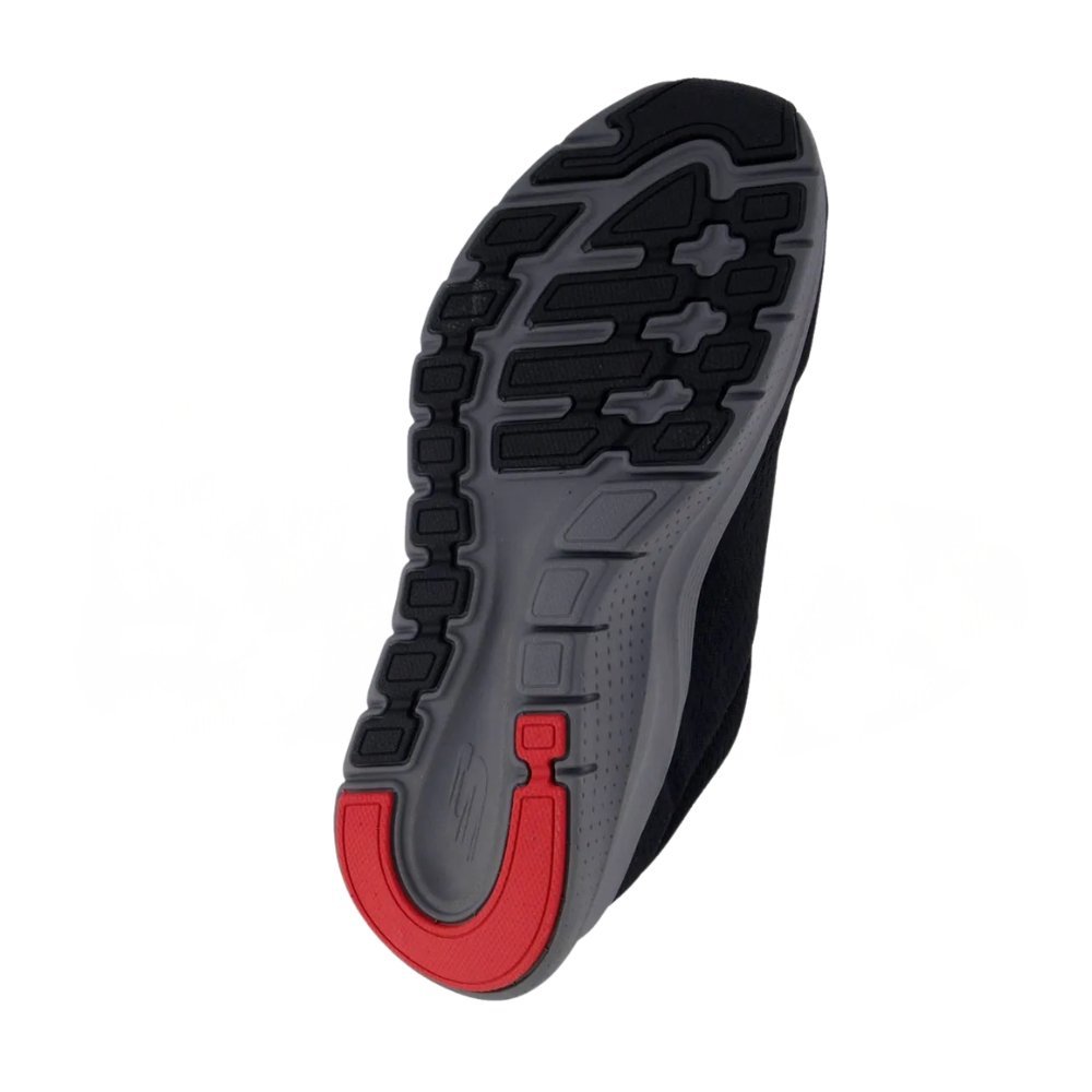 Tênis Skechers Arch Fit 2.0 Masculino Preto/Vermelho 5