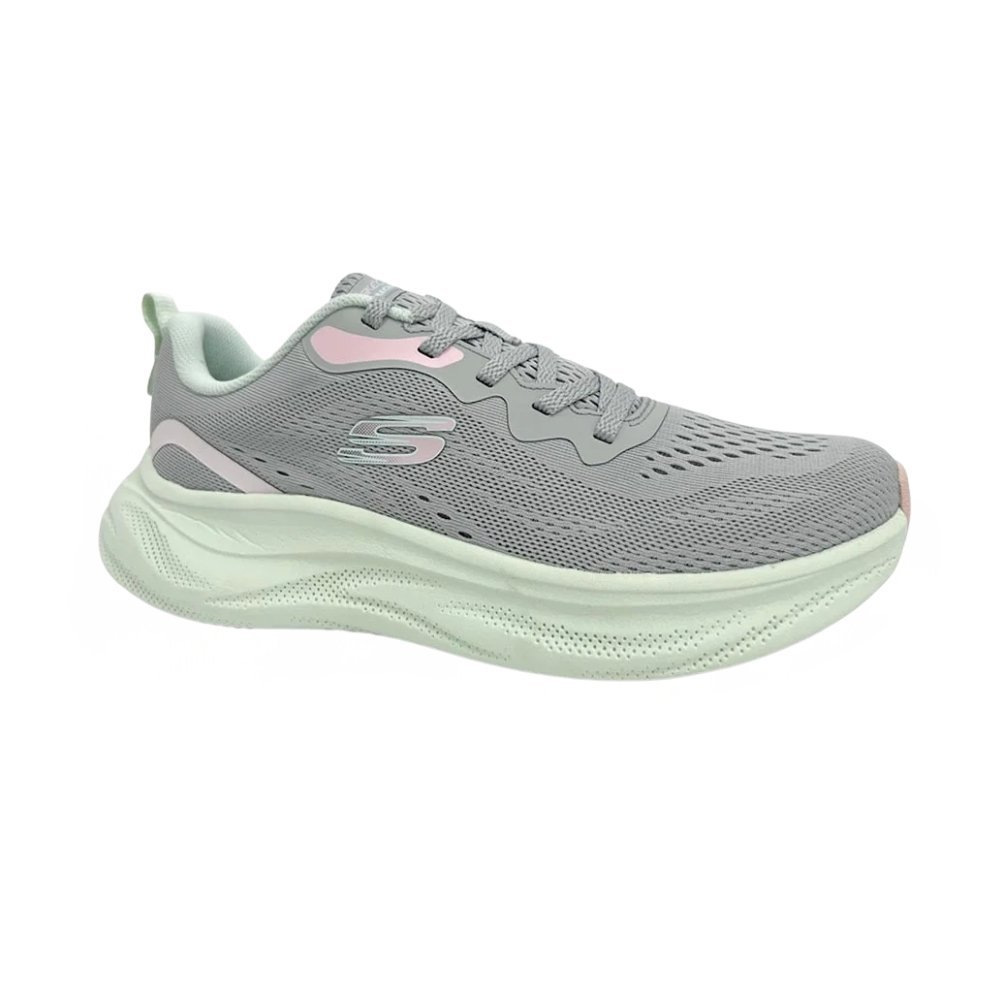 Tênis Skechers Cloud Gentle Glow Feminino Cinza 3