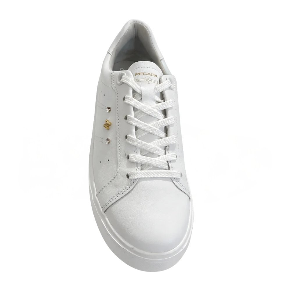 Sapatênis Pegada Couro Feminino 211226 Branco 3