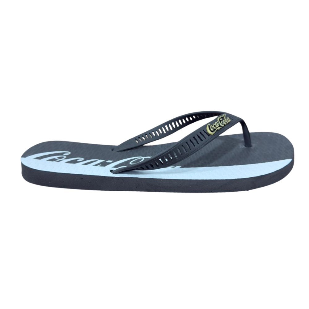 Chinelo Coca Cola Flags Masculino Preto 2
