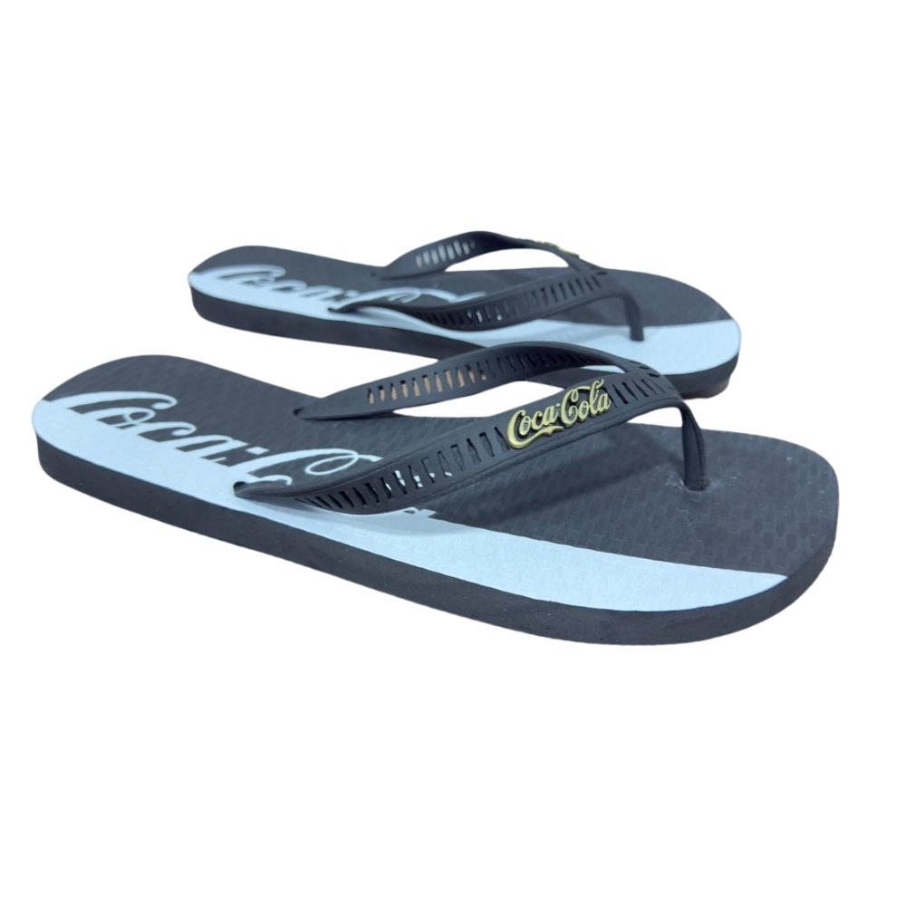 Chinelo Coca Cola Flags Masculino Preto 4