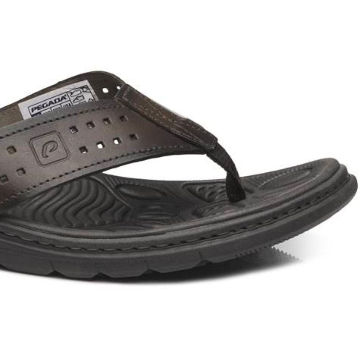 Chinelo Masculino Pegada de dedo Ref134202-02 Cafe Café 2