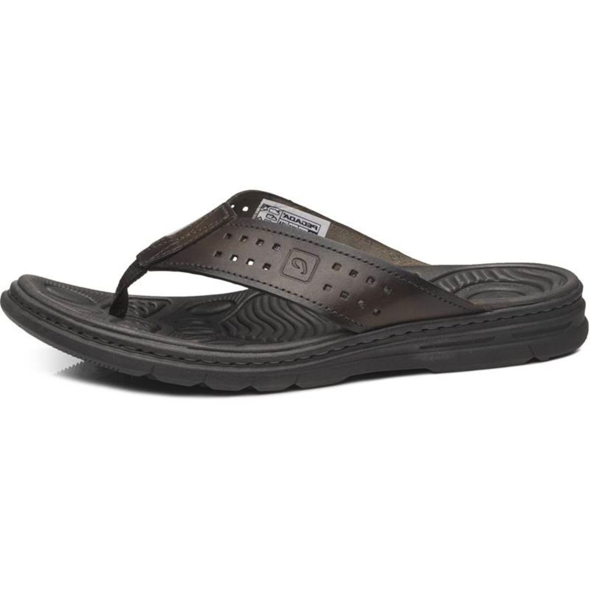 Chinelo Masculino Pegada de dedo Ref134202-02 Cafe Café 4