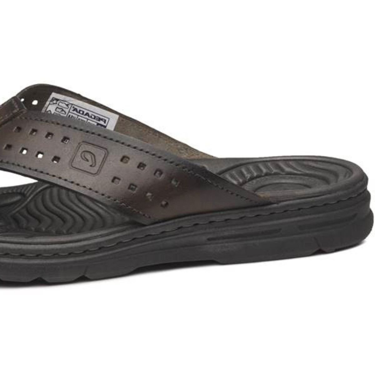 Chinelo Masculino Pegada de dedo Ref134202-02 Cafe Café 5