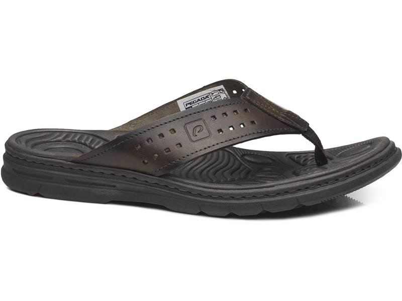 Chinelo Masculino Pegada de dedo Ref134202-02 Cafe Café 7