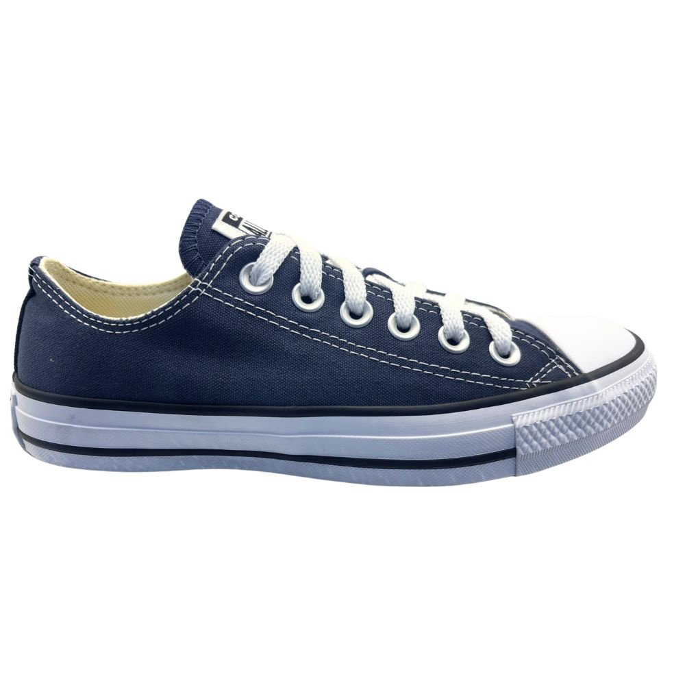 Tenis All Star Converse Cano Curto Lona Ct00010003 Marinho
