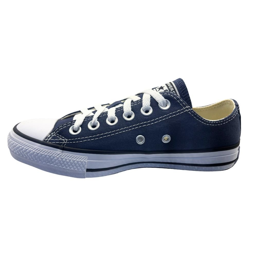 Tenis All Star Converse Cano Curto Lona Ct00010003 Marinho Azul 2