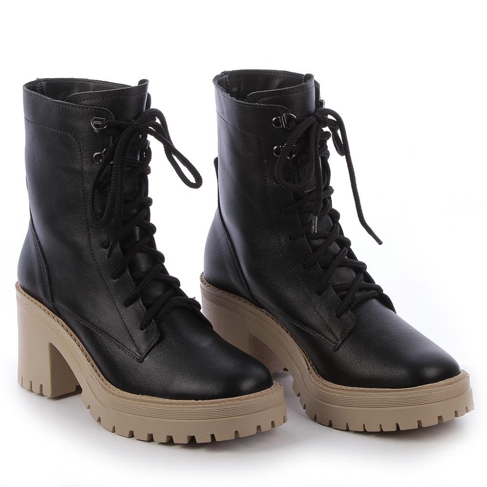 Cano Longo Bota Preta Raphaella Booz Botas Raphaella Booz Sapatos