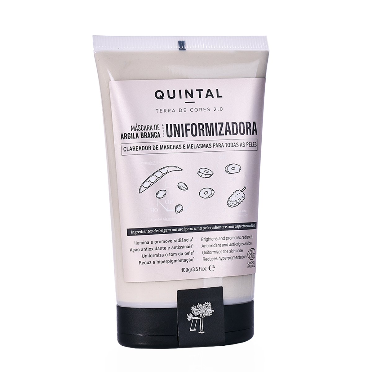 Máscara de Argila Branca Quintal Dermocosméticos
