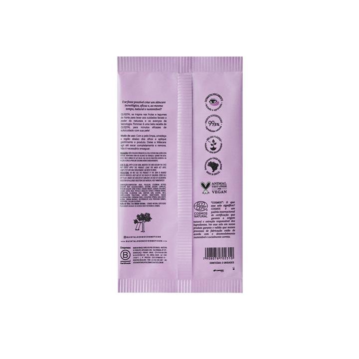 Máscara para Olhos Firmadora 2 unidades Quintal Dermocosméticos ÚNICO 6