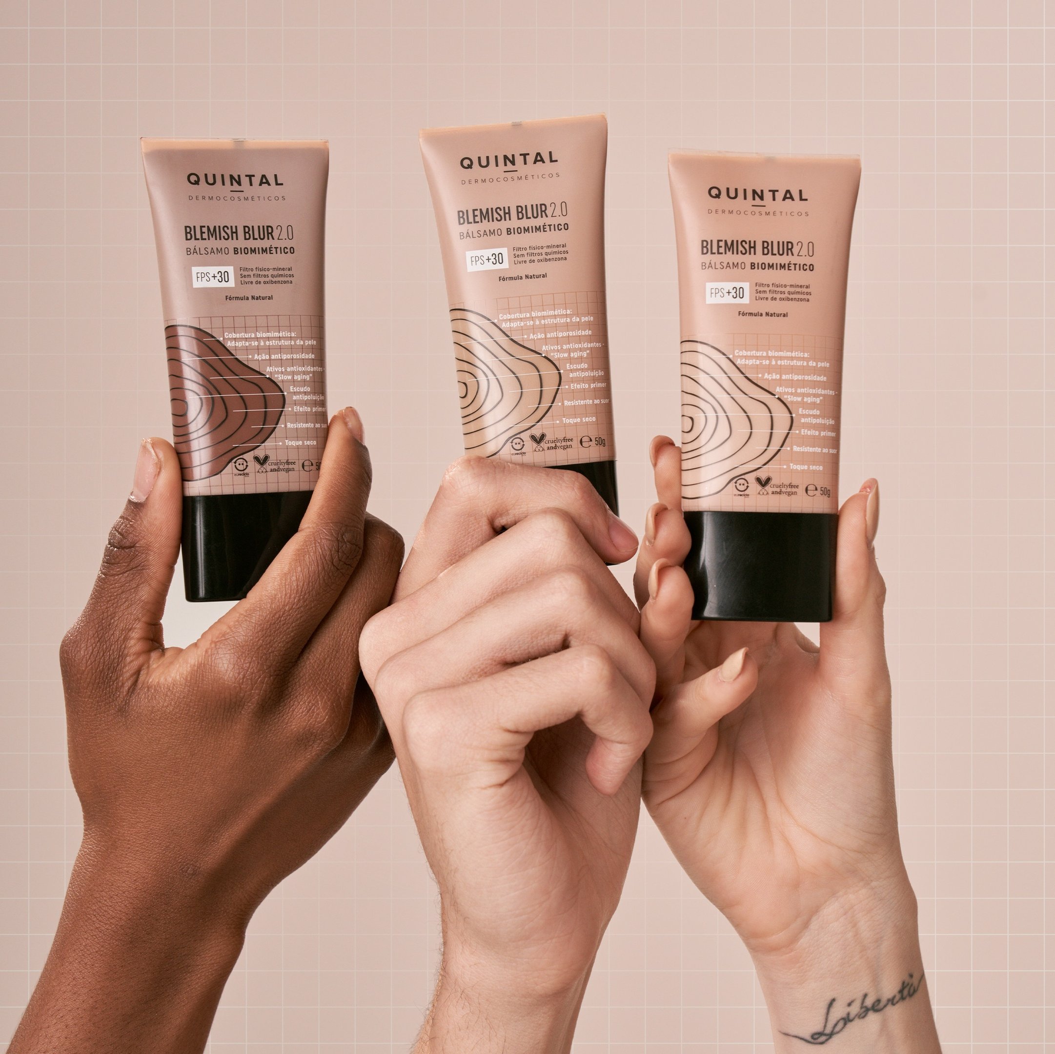 BB Cream FPS30 Tonalidade Q (1) Quintal Dermocosméticos 50g 2