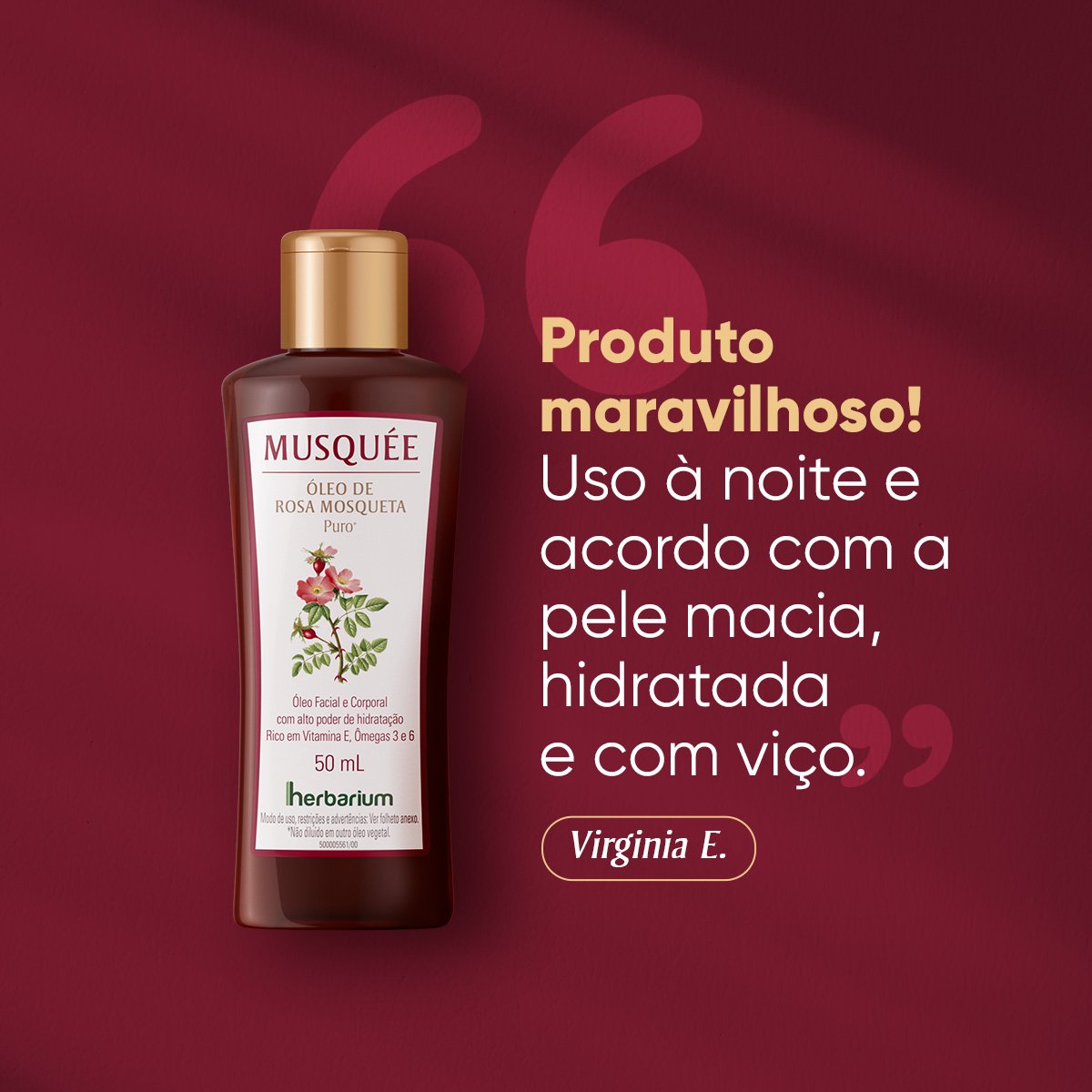 Óleo Rosa Mosqueta Puro Musquée ÚNICO 6