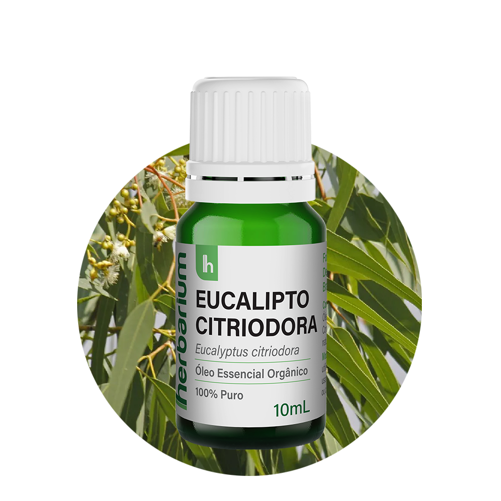 Óleo Essencial de Eucalipto Citriodora Orgânico Herbarium 10ml – Frescor, Alívio e Purificação Natural