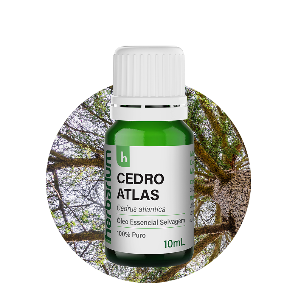 Óleo Essencial de Cedro Atlas Selvagem Herbarium 10ml – Equilíbrio, Força e Purificação Natural