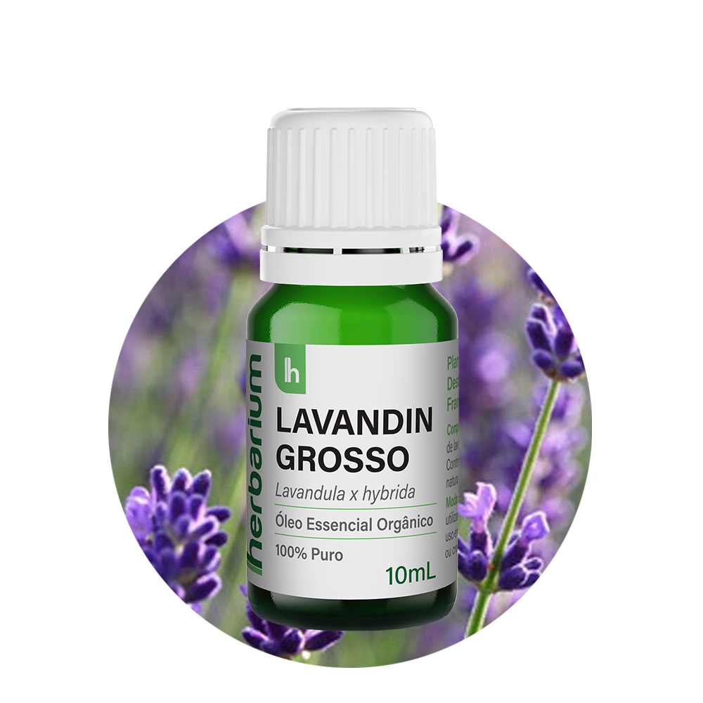 Óleo Essencial de Lavandin Grosso Orgânico Herbarium 10ml – Equilíbrio, Cicatrização e Alívio Natural